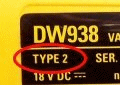 DeWALT Type Number