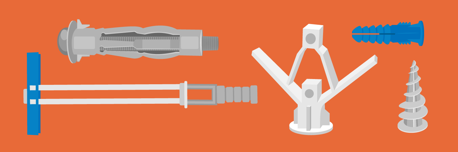 Drywall Plugs and Anchors 101